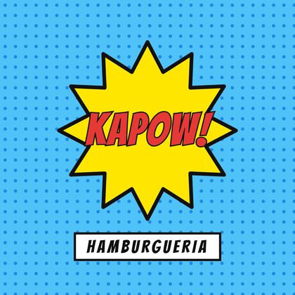 Logótipo de Kapow, Hamburgueria